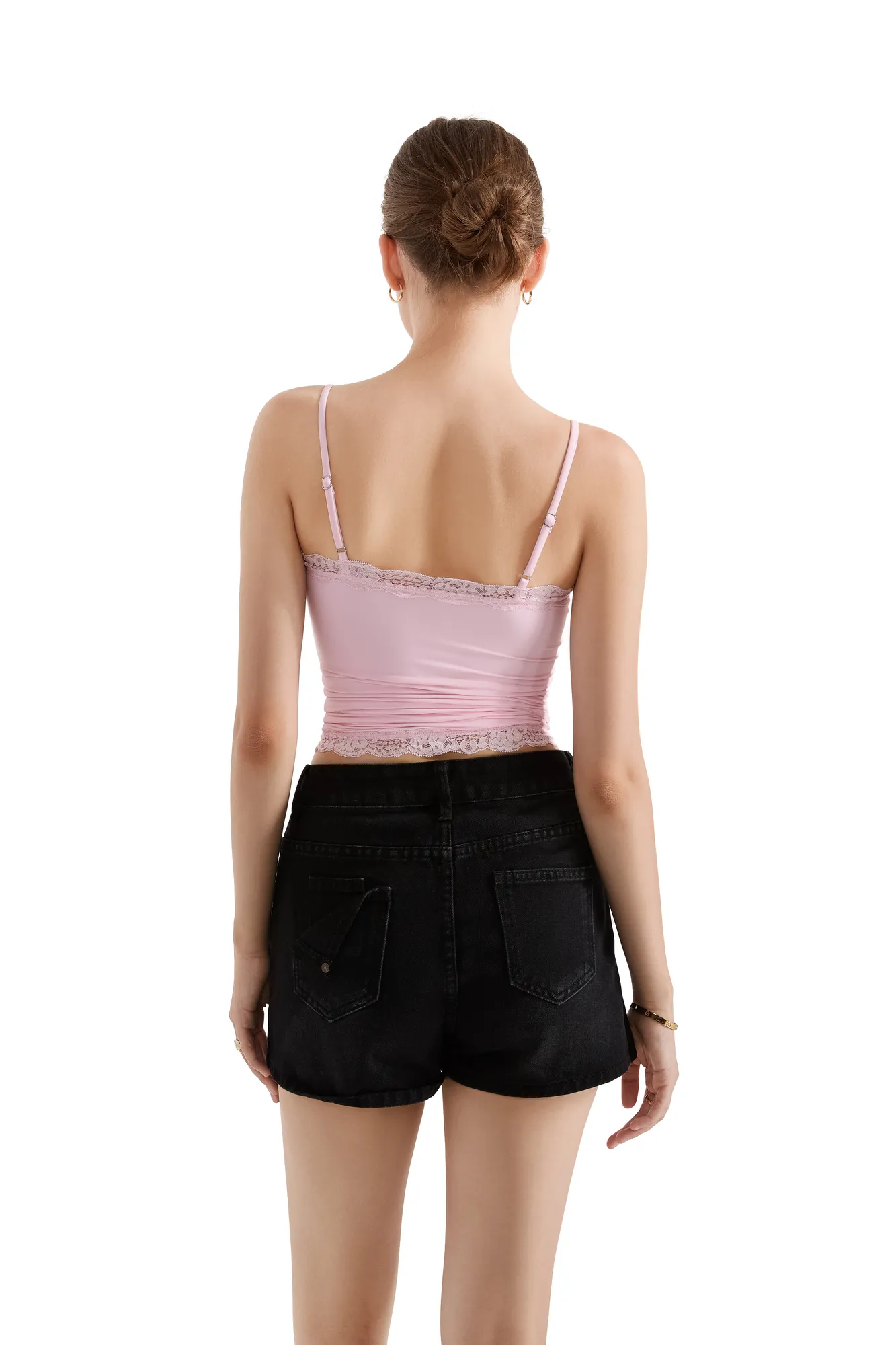 Buttery Soft Cami Lace Tank Top - Image 26