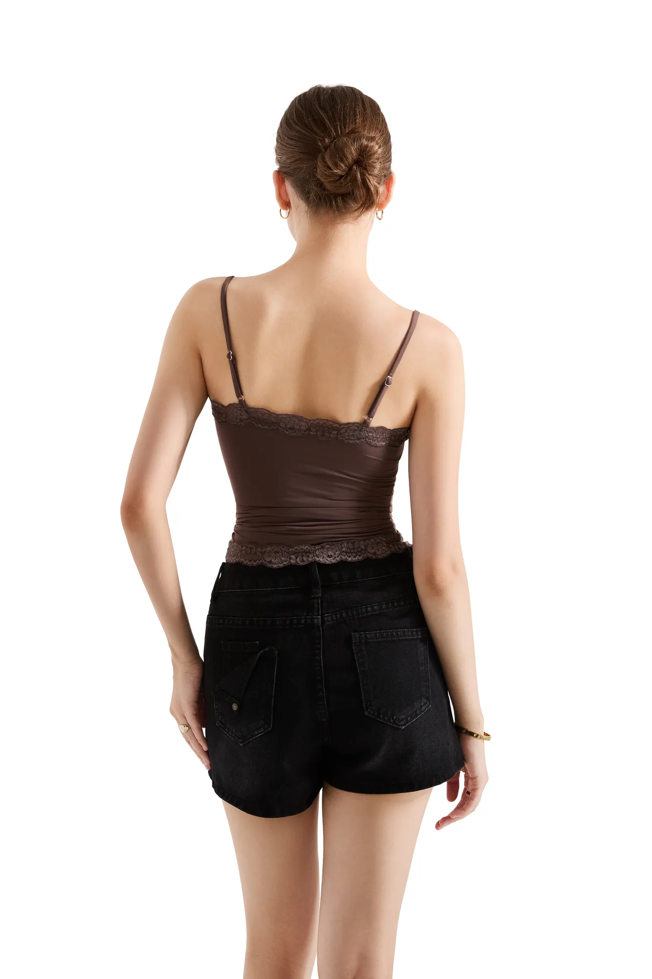 Buttery Soft Cami Lace Tank Top - Image 33