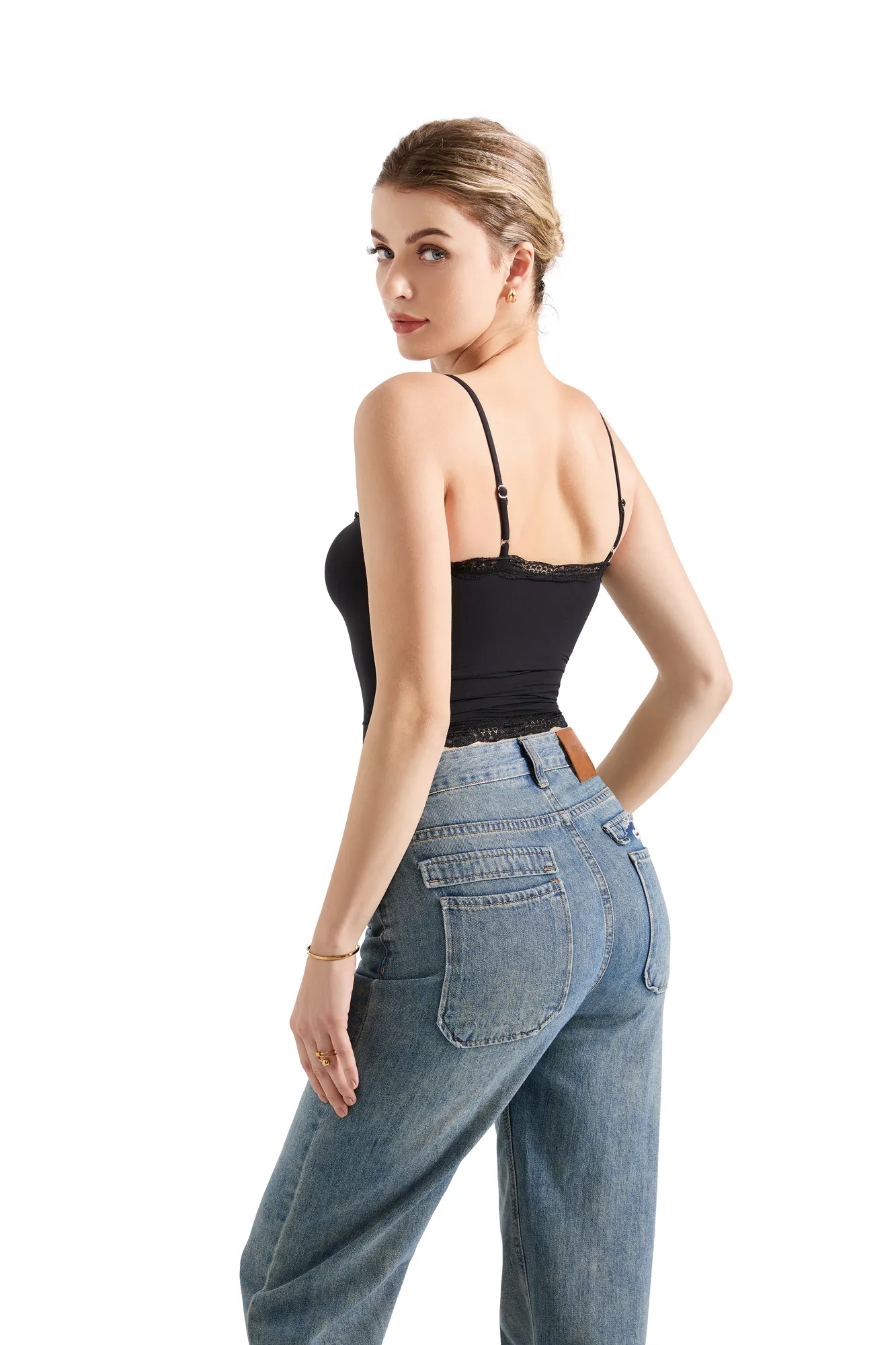 Buttery Soft Cami Lace Tank Top - Image 5