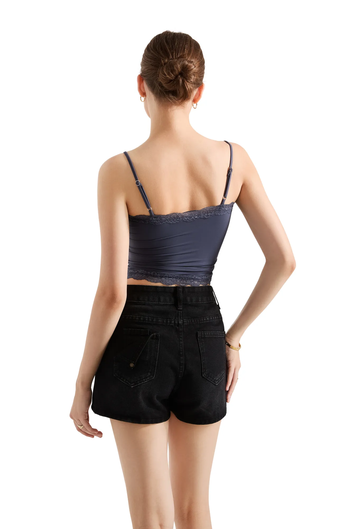 Buttery Soft Cami Lace Tank Top - Image 9