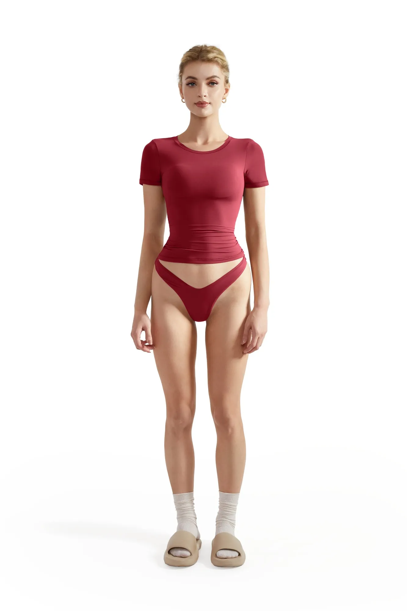 Buttery Soft Crew Neck Shirt - Short Sleeve - Image 69