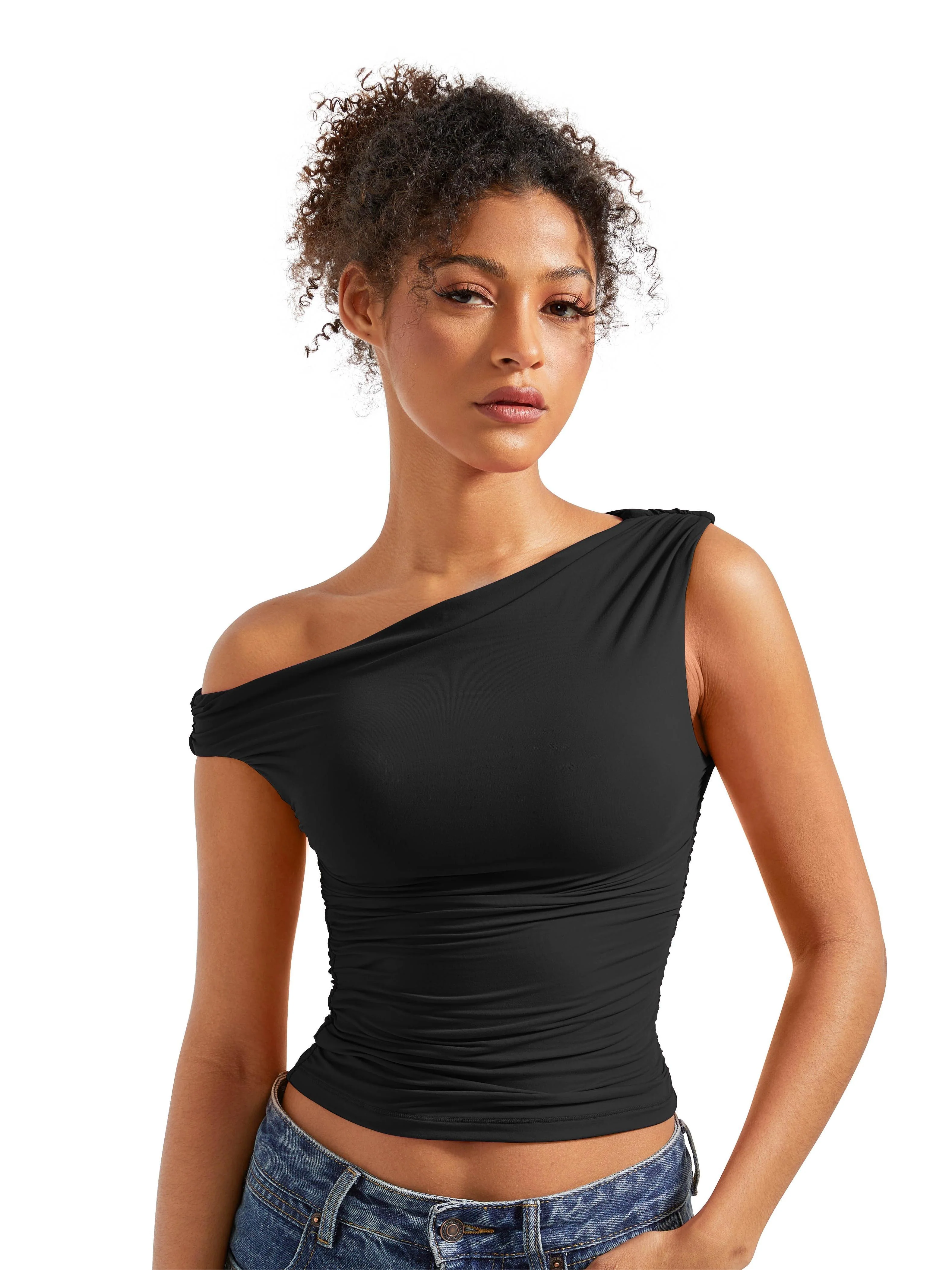 Buttery Soft Off Shoulder Shirt - Image 5