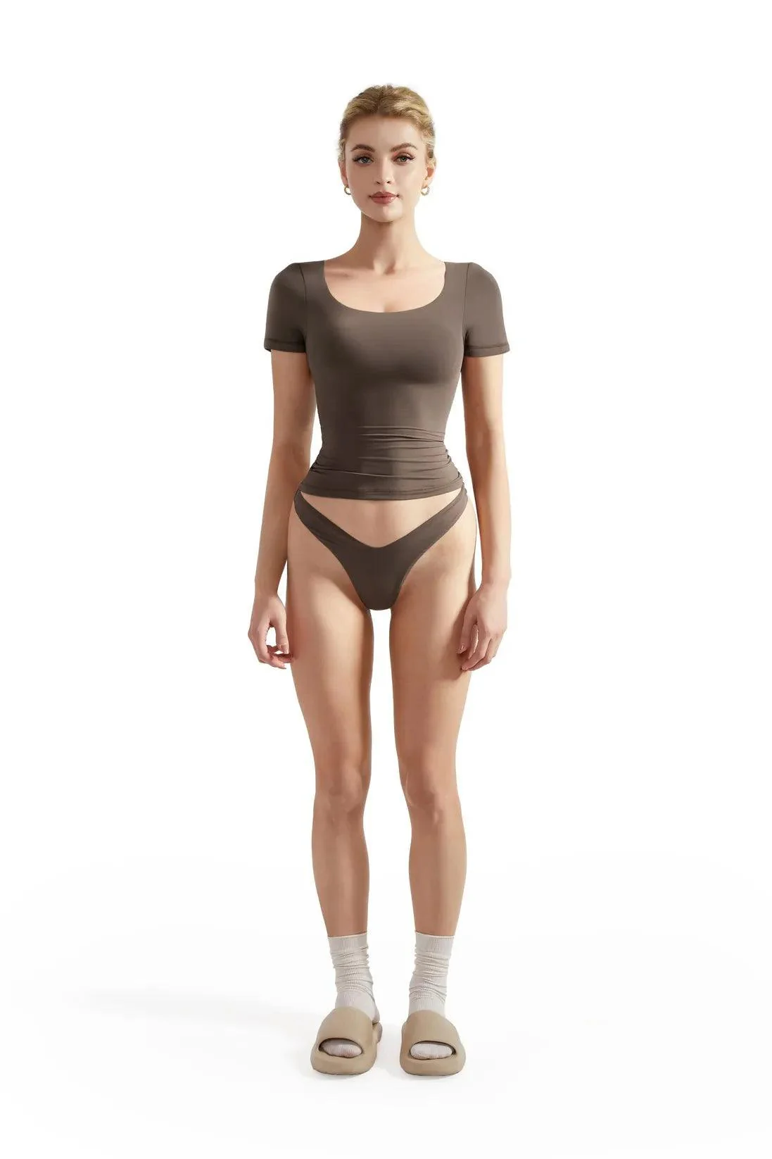 Buttery Soft Scoop Neck Shirt - Short Sleeve - Image 13