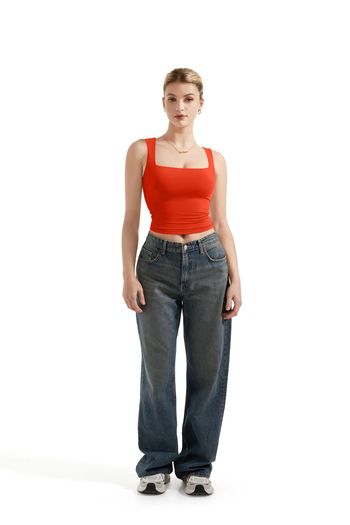 Buttery Soft Square Neck Tank Top - Image 14