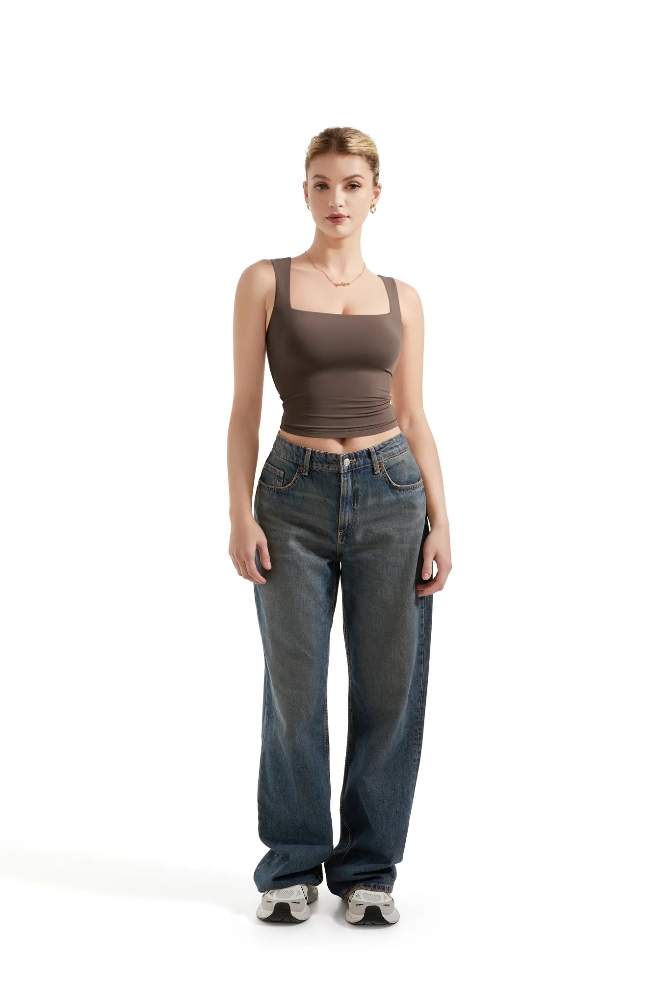 Buttery Soft Square Neck Tank Top - Image 39