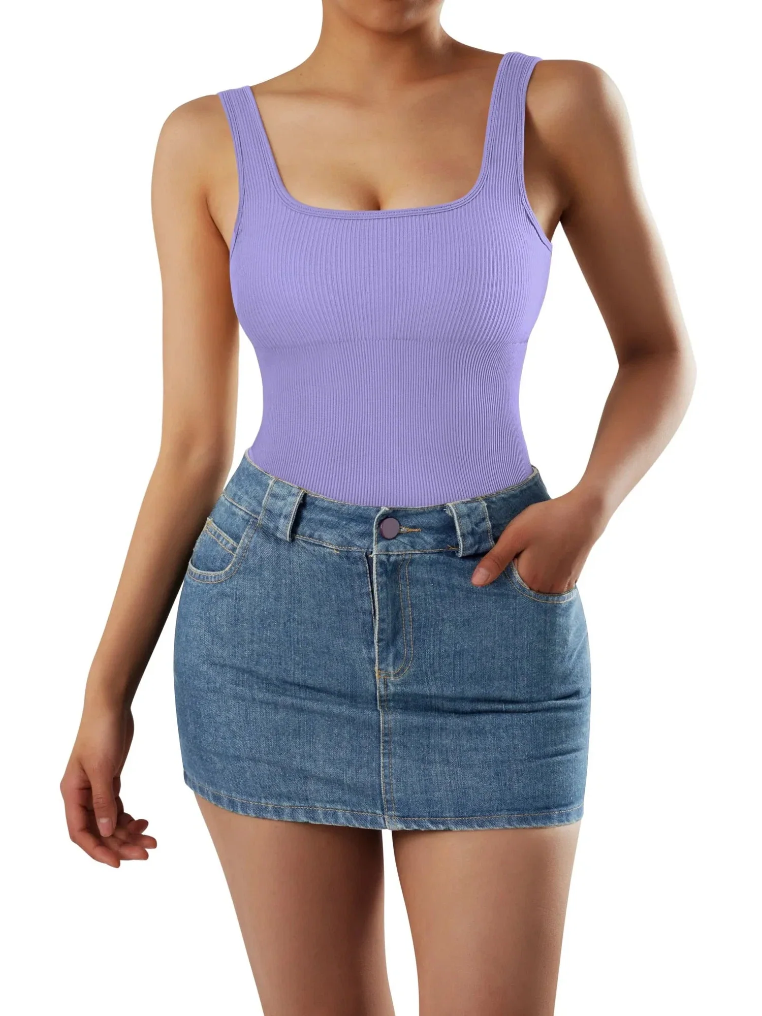 Ribbed Bodysuits - Image 65