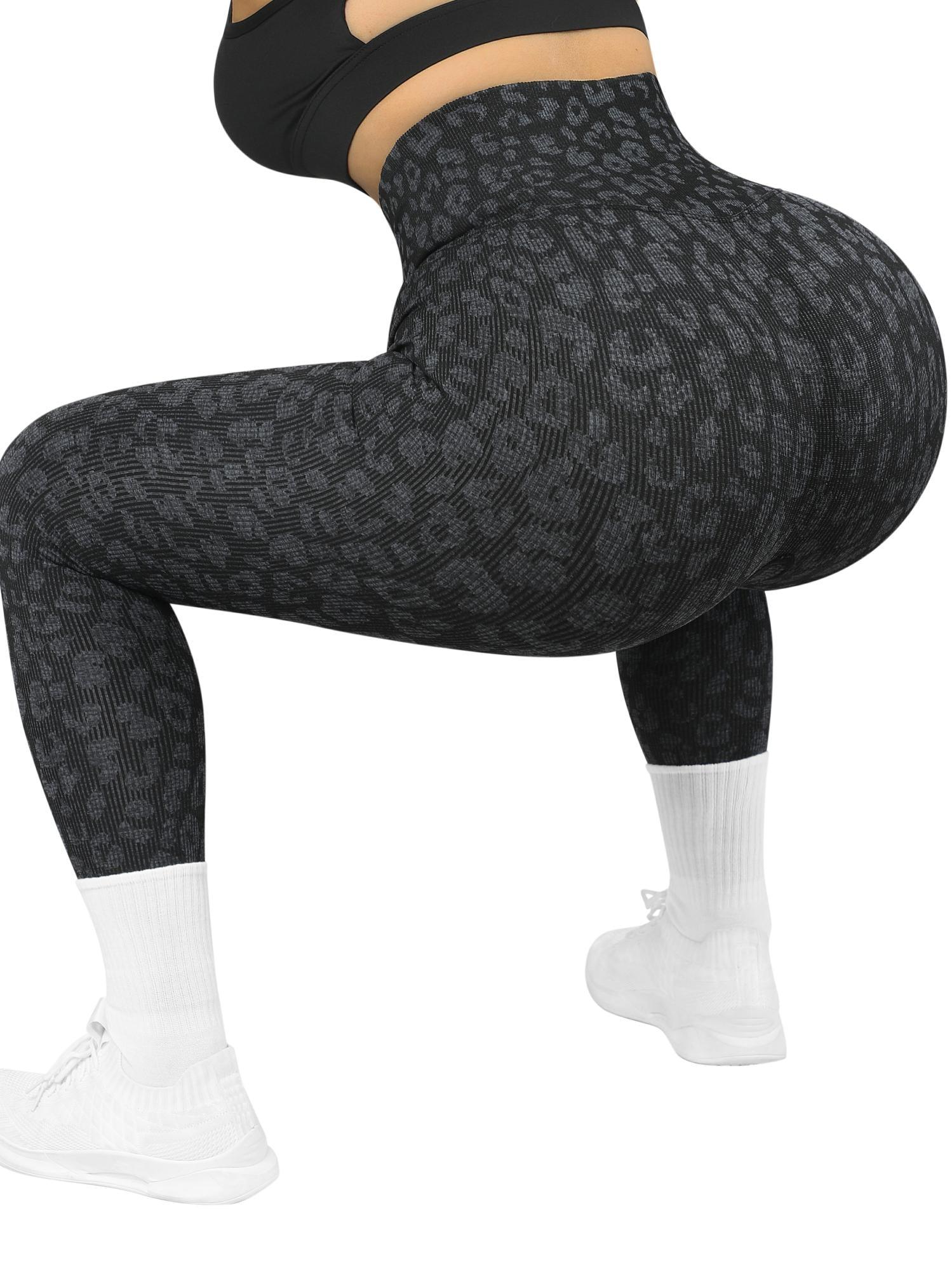 Ribbed Printed Seamless Leggings - Image 25