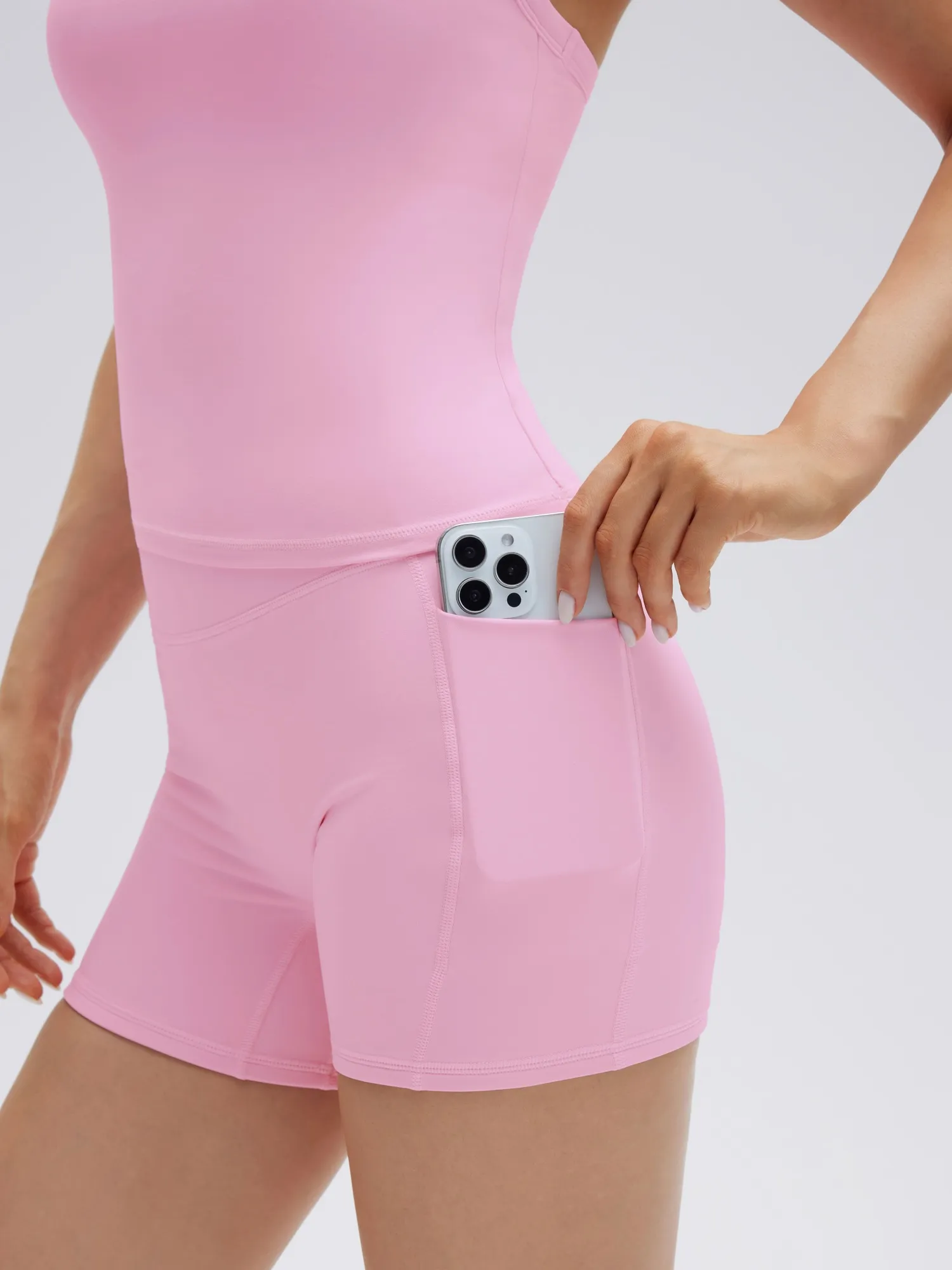 Padded Racerback Criss cross back top 2 Piece Workout Sets - Image 37