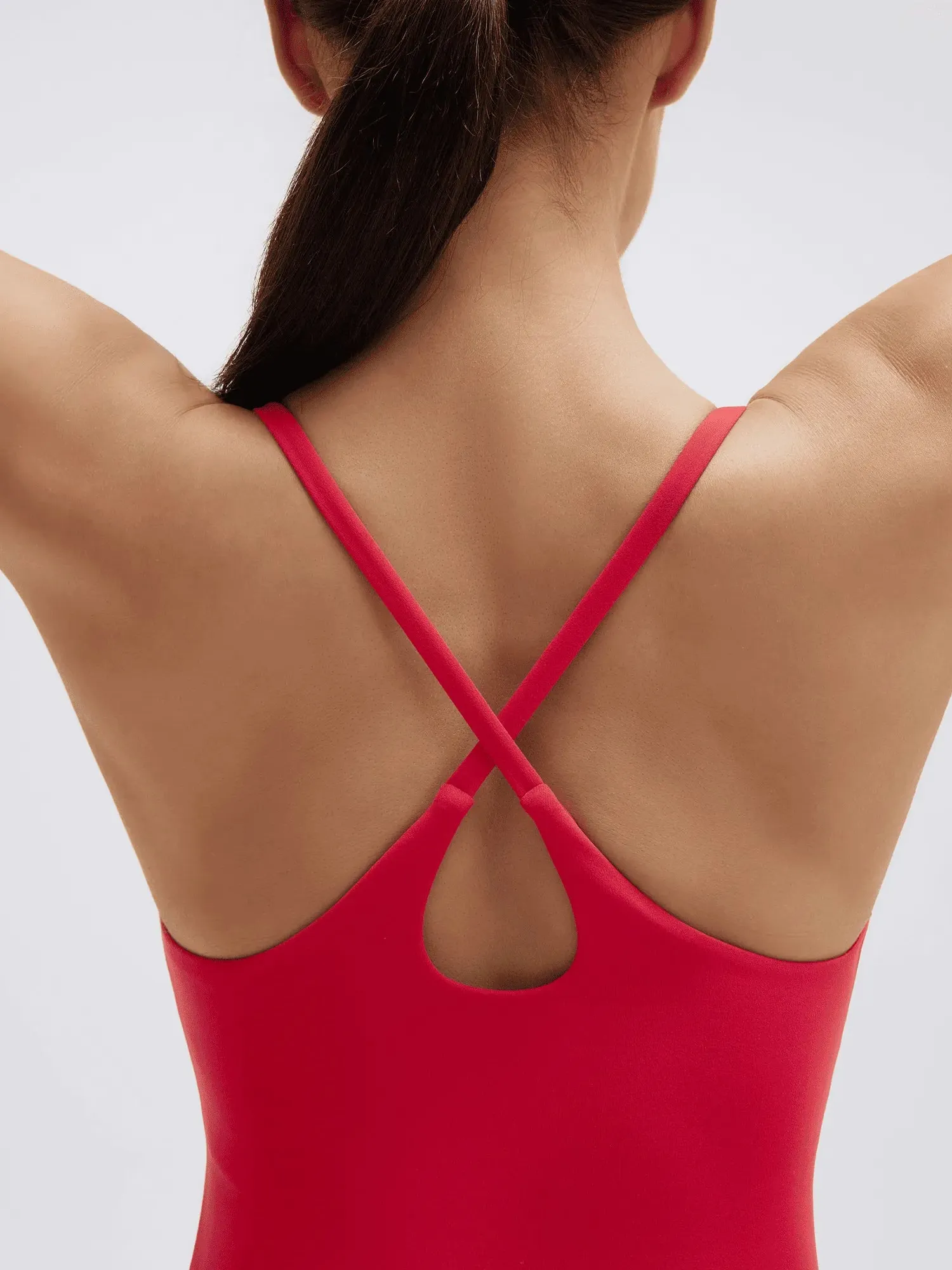 Scoop Neck Backless High Waisted 2 Piece Workout Sets - Image 23
